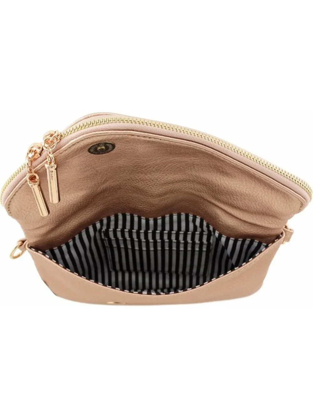 Chic Envelope Wristlet Clutch Crossbody Bag with Chain Strap - Stylish